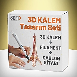 3DFIX 3D Kalem Tasarım ve Eğitim Seti (3D Kalemli)